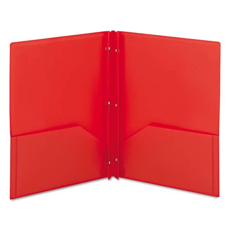 Poly Two Pocket Folder With Fasteners By Smead Smd87727