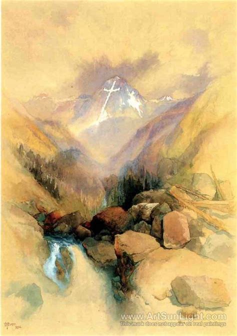 Mountain Of The Holy Cross 1894 Thomas Moran Oil Painting