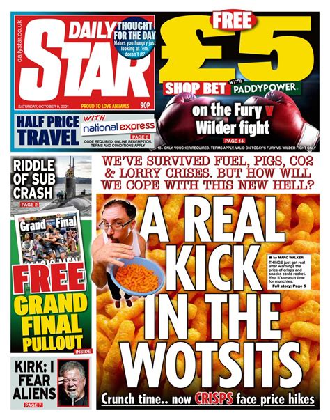 Daily Star Front Page 9th Of October 2021 Tomorrows Papers Today