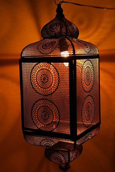 Moroccan Hanging Vintage Lamps Turkish Ceiling Fixture Metal Etsy