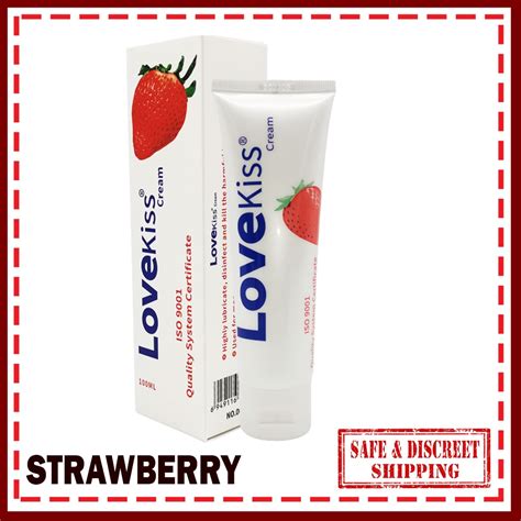 100ml strawberry love kiss cream lubricant al0008 4 shopee philippines