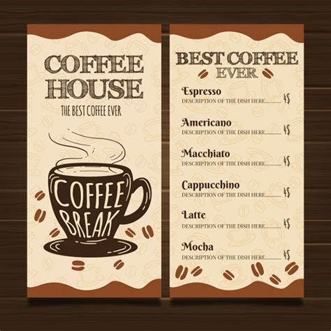 Coffee Shop Menu Templates Free And Premium Psd Vector Png Eps