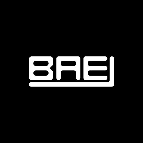 Bae Letter Logo Creative Design With Vector Graphic Bae Simple And