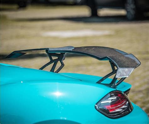 Auto Carbon Fiber Spoiler For Porsche 911 718 Boxster Cayman 2016 2020