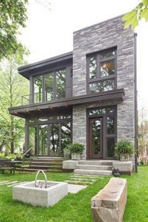 Beautiful Modern Stone Farmhouse To Invite Classy And Unique House