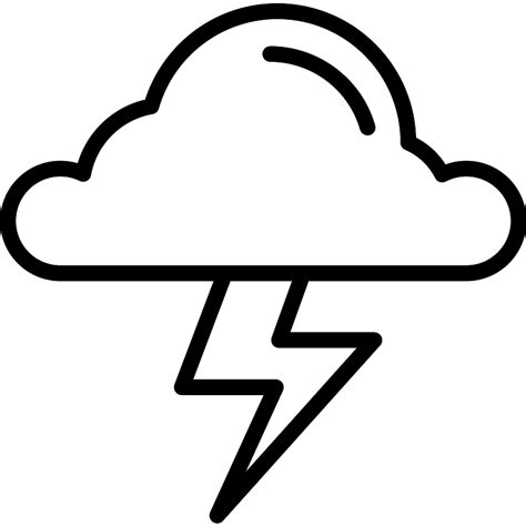 Storm Thunder Vector Svg Icon Svg Repo