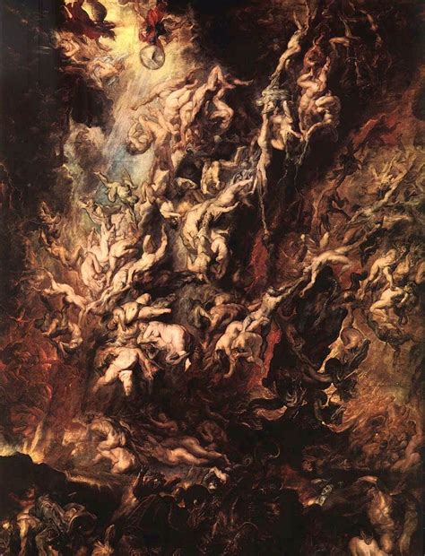 Fall Of The Rebel Angels By Rubens