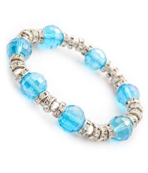 Jewelz Blue Crystal Bracelet Buy Jewelz Blue Crystal Bracelet Online