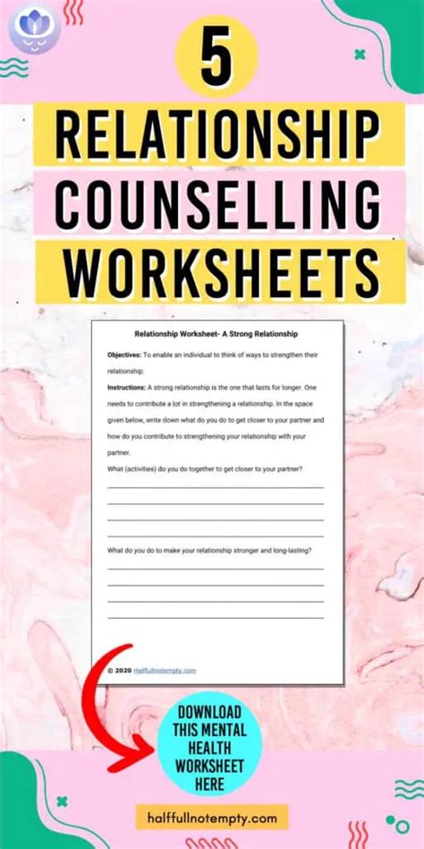 Understand Healthy Relationships With These Worksheets Style Worksheets