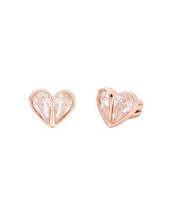 Kate Spade New York Rock Solid Stone Small Heart Stud Earrings Jewelry