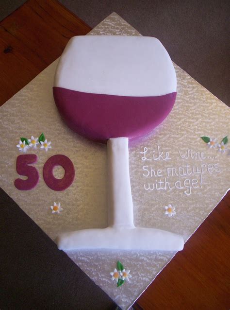 Wine Glass Birthday Cake