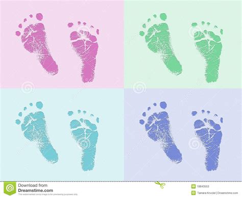 Baby Foot Prints Stock Image Image Of Hand Skin