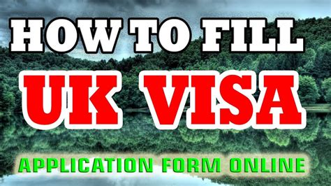 How To Fill Uk Visitor Visa Form Online Standard Visa Form United