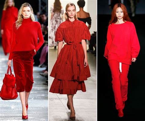 See The Very Best Red Runway Looks From This Seasons Fashion Weeks