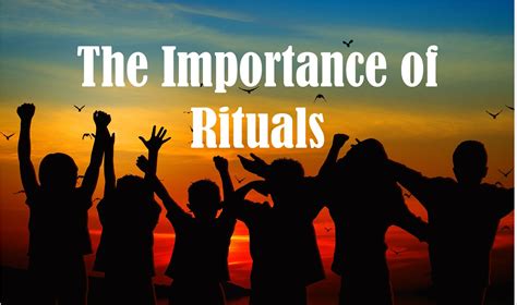 The Importance of Ritual ~ Awesome Teacher Nation