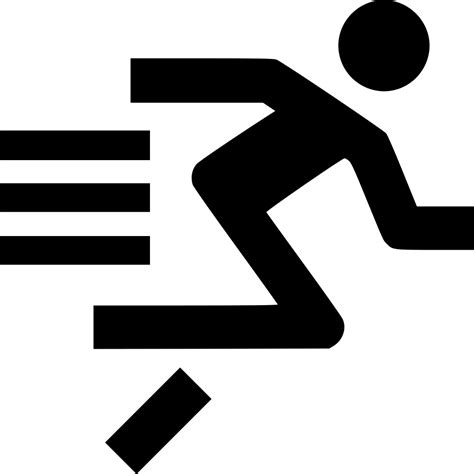 Rubbing Run Sports Cross Country Athletics Sprint Svg Png Icon Free