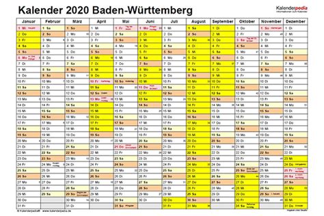 Ferienbaden württemberg 2021 / schulkalender 2020/2021 wann ist ostern 2021 in deutschland? Brückentage 2020 - aus 27 mach 57