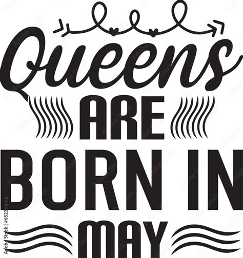 Queens Are Born In Svg Birthday Svg Birthday Queen Svg For Cricut