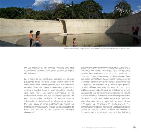 Uso Y Apropiación De Los Espacios Públicos By Alvaro Salgado Issuu