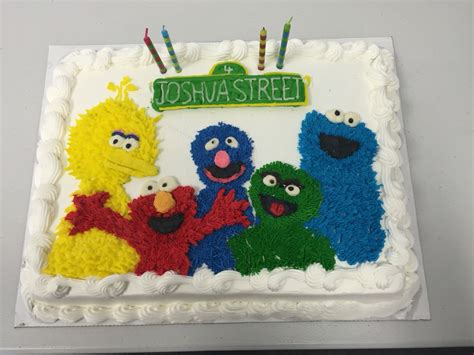 Sesame Street Sheet Cake