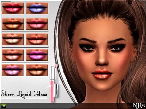 Sims Addictions Sheen Liquid Gloss By Margies Sims • Sims 4 Downloads