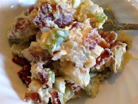 Check spelling or type a new query. red potato salad with bacon and eggs