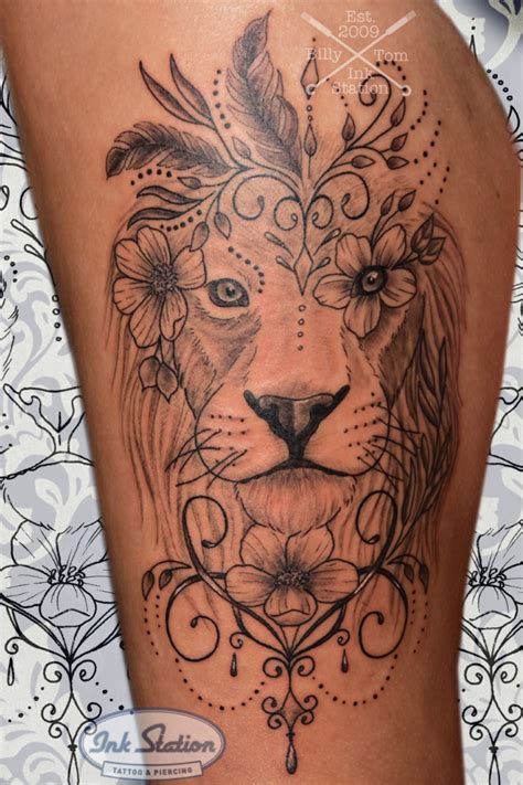 Zum ausdrucken der mandala ausmalbilder nur auf die kleinen mandala malbilder in. Löwen Fineline Tattoo ------- in 2020 | Löwin tattoo ...