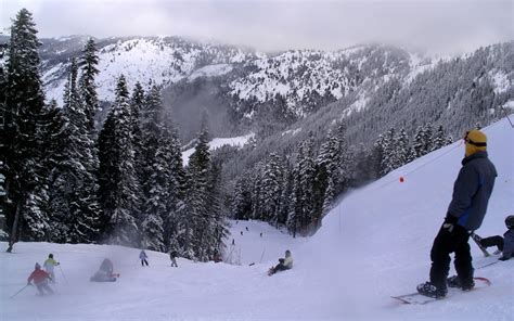 Snowboarding Crystal Mountain Resort West Kelowna British Columbia Canada