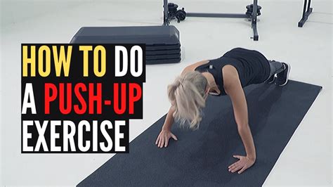 Push Up Exercise How To Tutorial By Urbacise Youtube