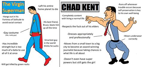 The Virgin Superman Vs Chad Kent By Deleted Virgin Vs Chad Know