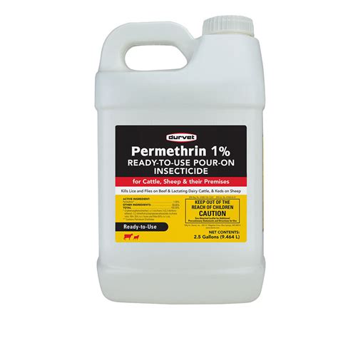 Permethrin 1 Ready To Use Pour On Insecticide 25 Gallon For Cattle