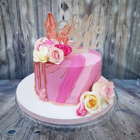 Pink Marble Cakes By Mehwish