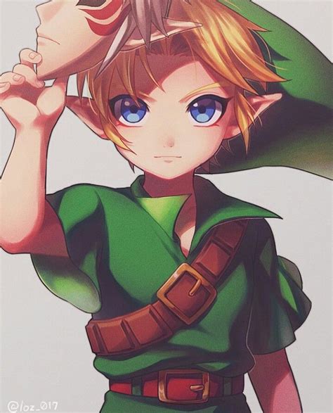 Beautiful Art Of Young Link From Majoras Mask Personajes De