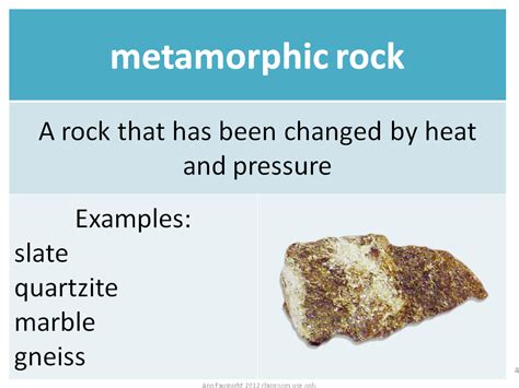 How To Describe A Metamorphic Rock