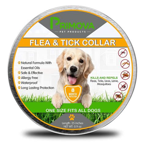Flea And Tick Prevention Collar For Dogs With Natural Essential Oils