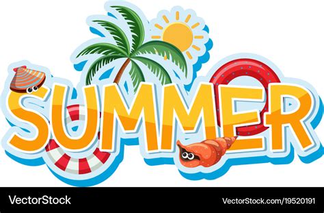 Summer Font 141 Svg File For Silhouette