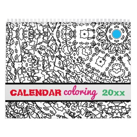Calendar Coloring Book Coloring Books Calendar
