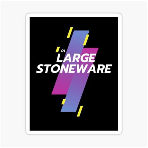 Large Stoneware Sticker For Sale By Aniceshop1 Redbubble