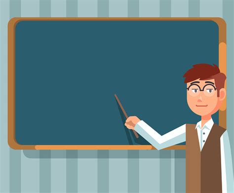 Education Background With Teacher Vector Vector Art And Graphics