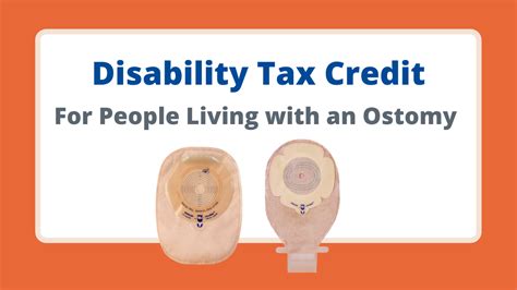 Disability Tax Credit For People Living With As Ostomy Nightingale