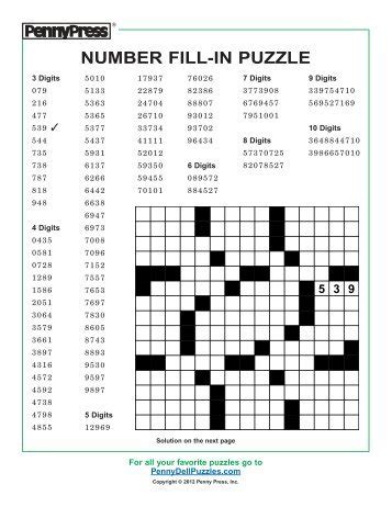 Cover price is $4.99 an issue, current renewal rate is 12 issues for $39.00. Striking printable number fill in puzzles - Mason Website