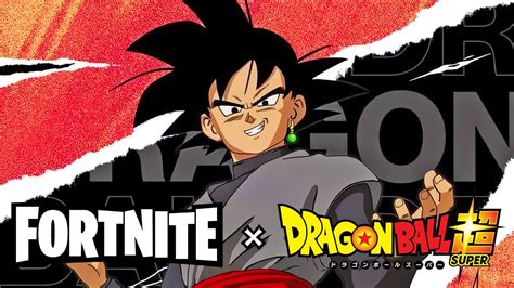 Official Goku Black X Fortnite First Look Dragon Ball Super X