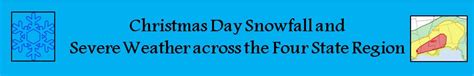 December 25 2012 Snowfall And Severe Weather