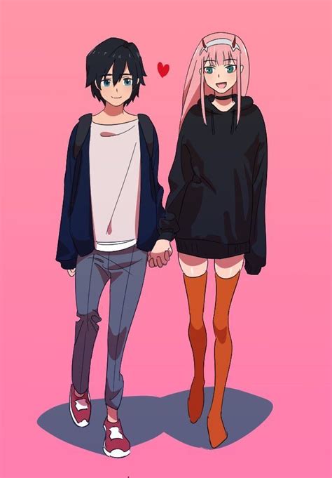 Manga Couple Darling In The Franxx Zero Two X Hiro Hiro X Zero Two