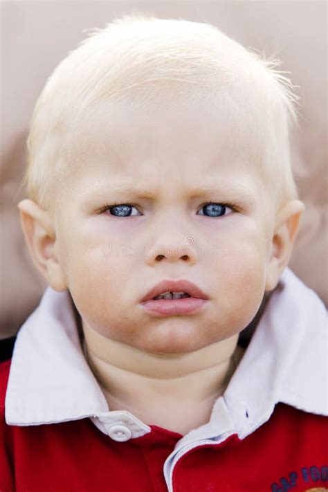 Boy Portrait Stock Photo Image Of Blonde Close Portrait 16779682