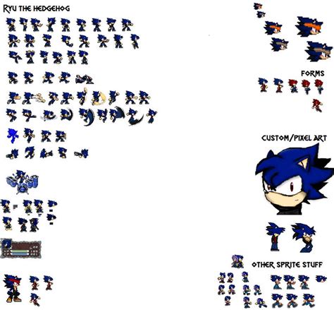 Ryu Sprite Sheet Updated 09072013 By Speedy Hedgehog On Deviantart