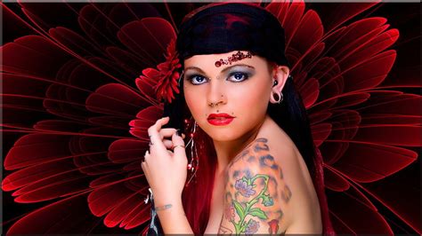 Decorated And Tattooed Redhead Tat Tattoo Red Hair Beauty Ginger