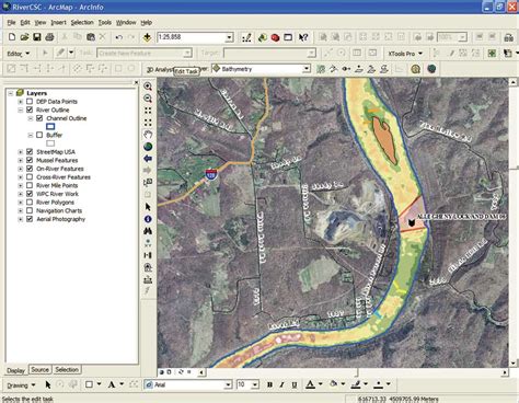 Allegheny River Depth Map Map Of Farmland Cave