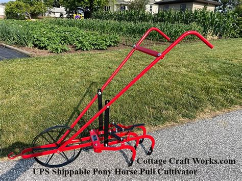 Horse Drawn Pony Size Push Pull Adjustable Garden Cultivator
