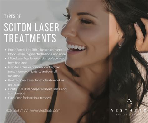 Types Of Sciton Laser Treatments San Jose Aesthetx